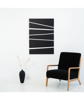 Tablou tip canvas alb negru...