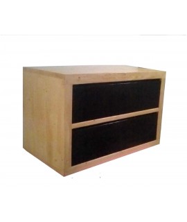 Consola pentru baie cu doua dulapuri