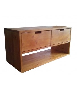 Consola pentru baie cu doua dulapuri si polita120/50/60 cm