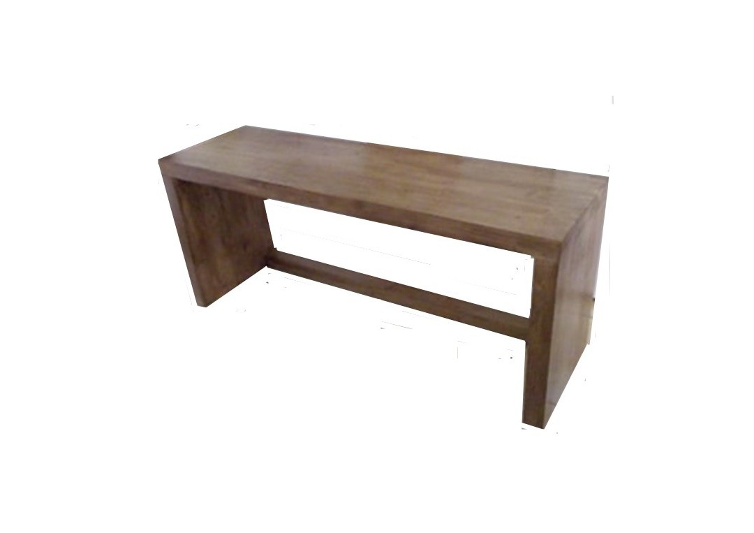 Bancuta pentru baie din lemn masiva 120/50/50 cm